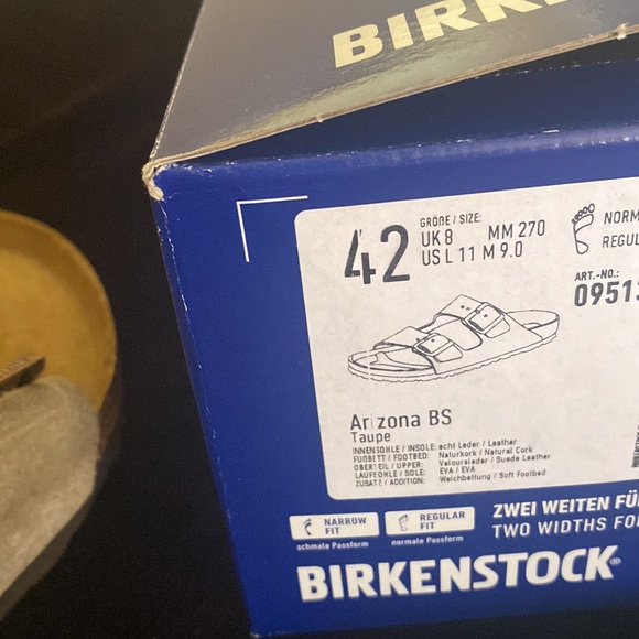 Birkenstock Arizona SFB - Taupe Suede - Picture 3 of 7